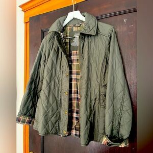 LL Bean Quilted Riding Jacket